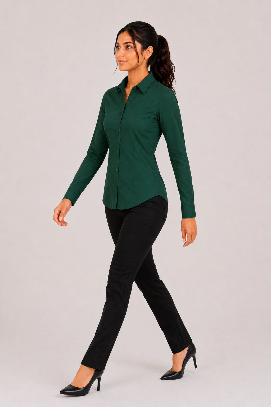 Dark Green Formal Shirt